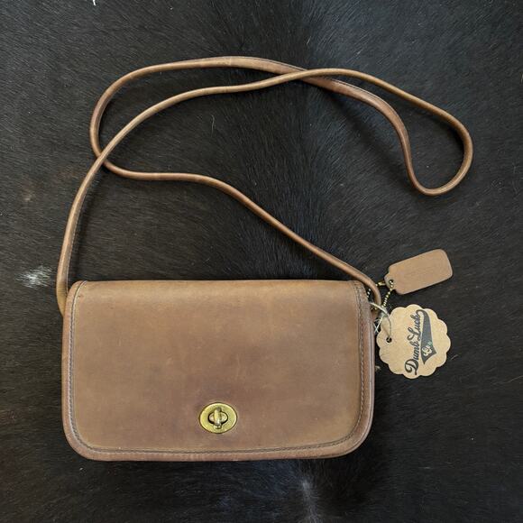 Vintage Coach Tabac Dinky Bean Bag Error - Picture 1 of 11